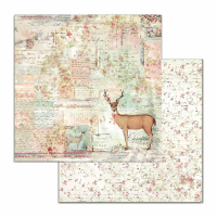 Stamperia Pink Christmas 6x6 Inch Paper Pack (SBBXS07)